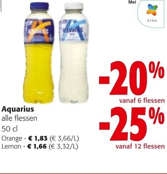 Aquarius alle flessen 50 cl