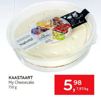 Alvo KAASTAART My Cheesecake 750g aanbieding