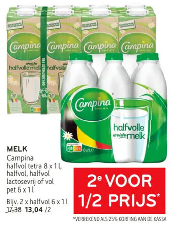 Alvo Campina MELK aanbieding