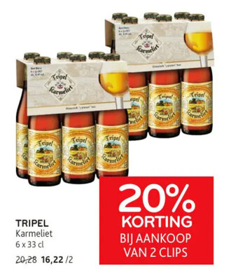 Alvo TRIPEL Karmeliet 6 x 33 cl aanbieding