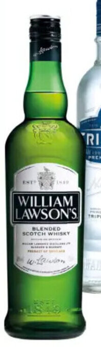 William Lawson's FINEST BLENDED SCOTCH WHISKY  70cl