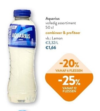 OKay Aquarius volledig assortiment 50 cl aanbieding