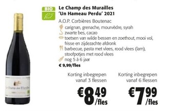 Colruyt Le champ des murailles 'un hameau perdu' 2021 aanbieding