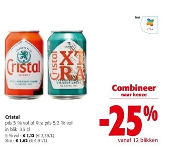 Colruyt Cristal 5 % vol aanbieding