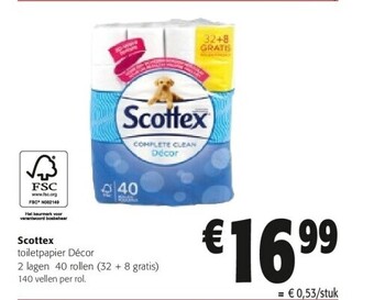 Colruyt Scottex aanbieding