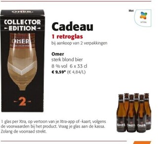 Colruyt Omer sterk blond bier 8 % vol 6 x 33 cl aanbieding