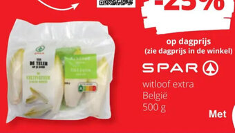 Spar Colruyt witloof extra 500g aanbieding