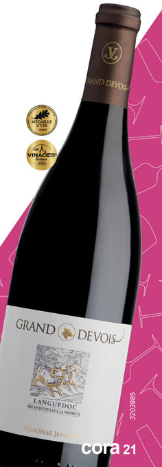 Cora Grand Devois 2020 Languedoc AOP, MP, 75 cl aanbieding