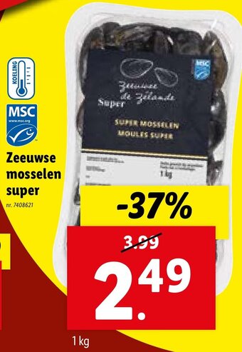 Lidl Zeeuwse mosselen super aanbieding