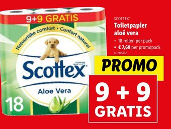 Lidl Toiletpapier aloë vera aanbieding