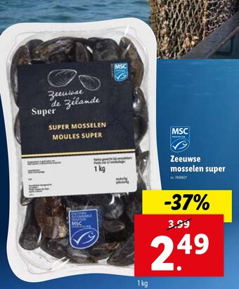 Lidl Zeeuwse mosselen super aanbieding