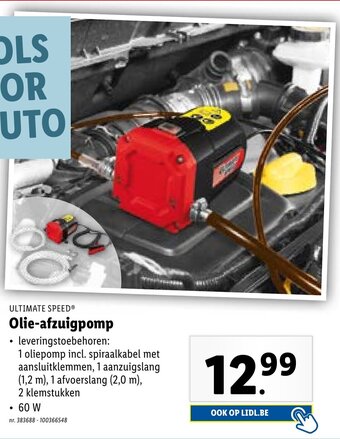 Lidl Olie afzuigpomp aanbieding