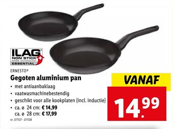 Lidl Gegoten aluminium pan aanbieding