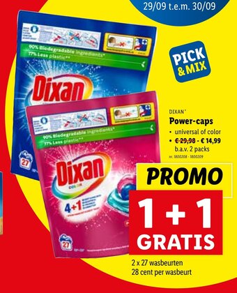 Lidl Power caps aanbieding