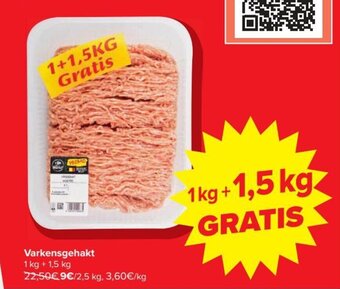 Carrefour Market Varkensgehakt aanbieding