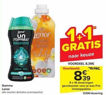Carrefour Market Gamma Lenor aanbieding