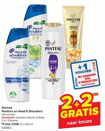 Carrefour Market Gamma Pantène en Head & Shoulders aanbieding