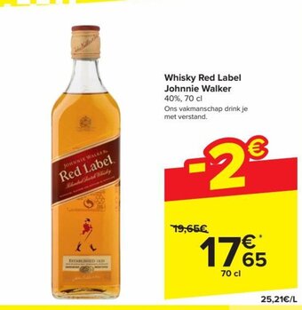 Whisky Red Label Johnnie Walker