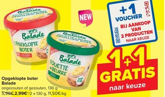Carrefour Market Opgeklopte boter Balade aanbieding