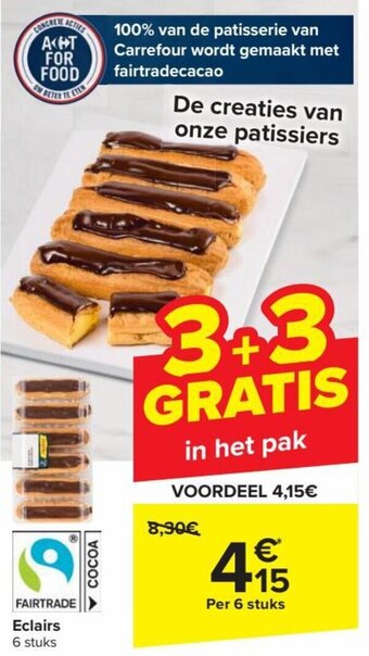 Carrefour Market Eclairs aanbieding