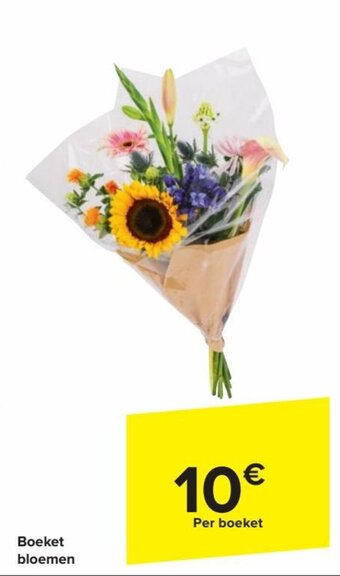 Carrefour Market Boeket bloemen aanbieding