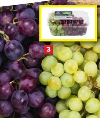 Carrefour Market Duo rode en witte pitloze druiven aanbieding