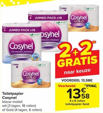 Carrefour Market Toiletpapier Cosynel aanbieding