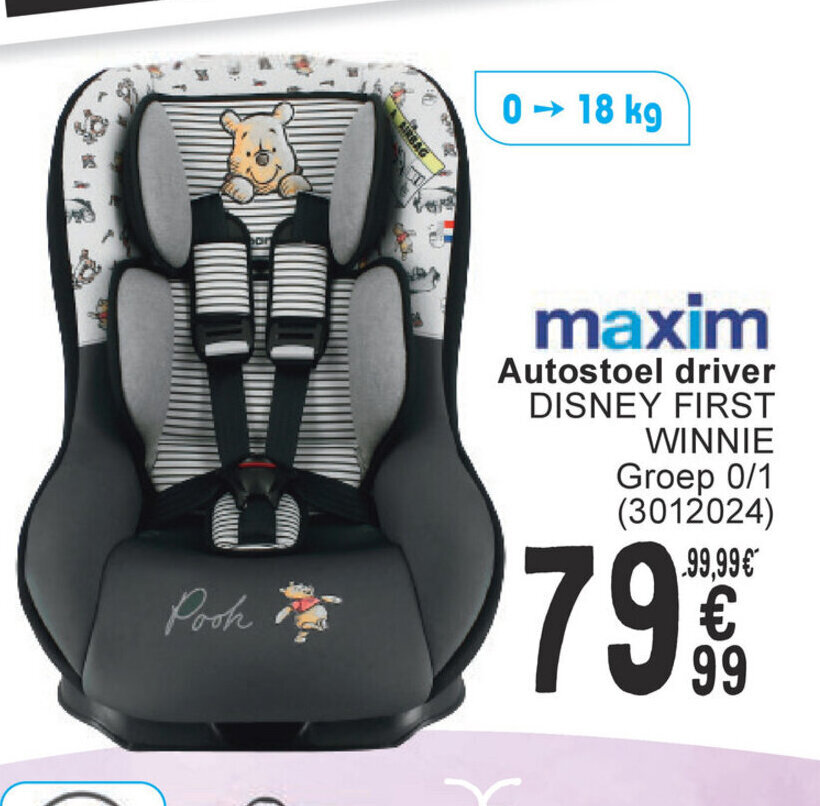 Cora Autostoel driver DISNEY FIRST WINNIE aanbieding