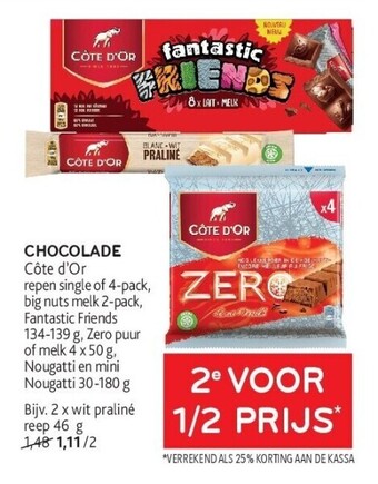 Alvo Chocolade côte d’or aanbieding