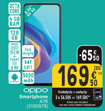 Cora Oppo Smartphone aanbieding