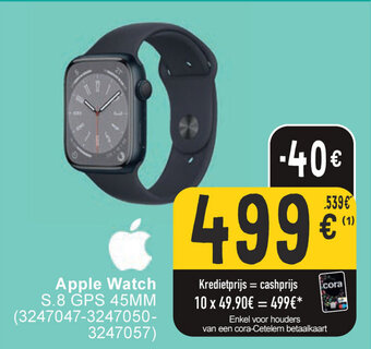 Cora Apple Watch aanbieding