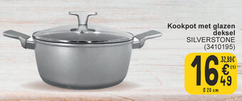 Cora Kookpot met glazen deksel 20 cm aanbieding