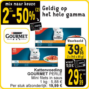 Cora Kattenvoeding GOURMET aanbieding