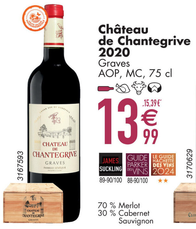Cora Château de Chantegrive 2020 aanbieding