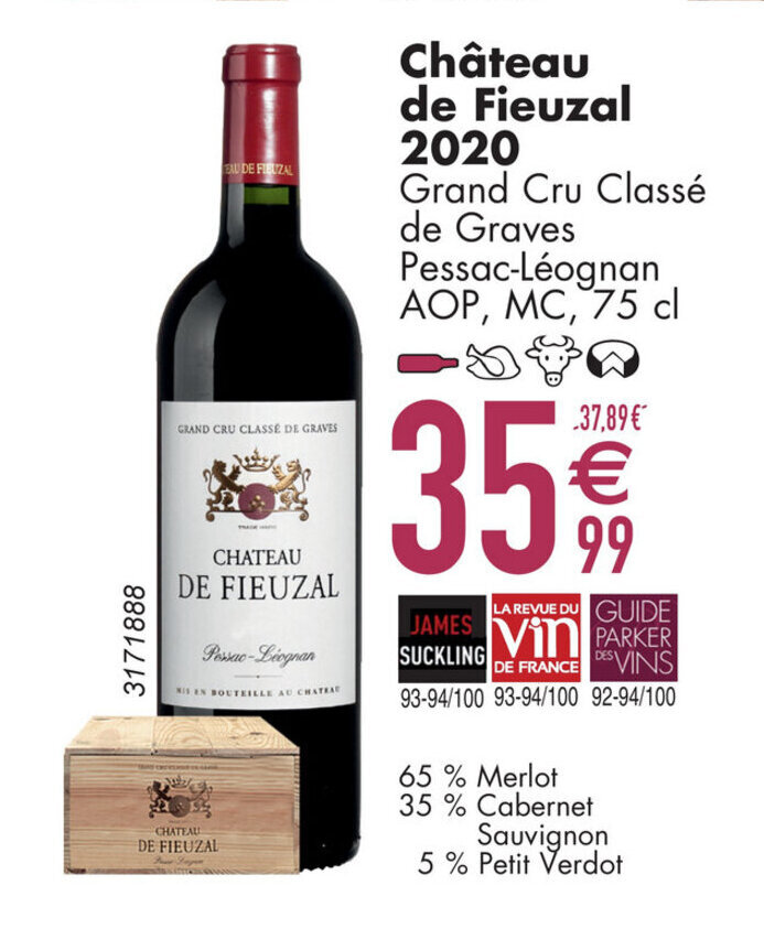 Cora Château de Fieuzal 2020 aanbieding