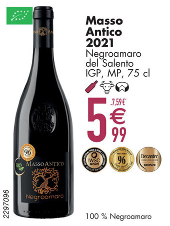 Cora Masso Antico 2021 aanbieding