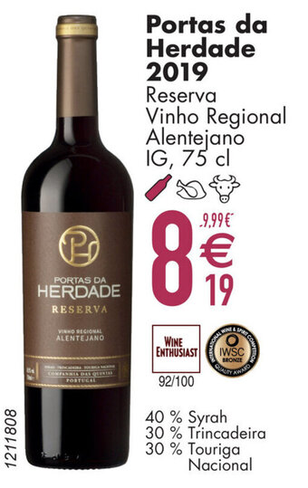 Cora Portas da Herdade 2019 aanbieding