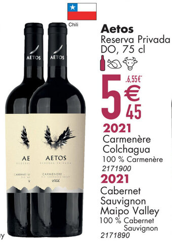 Cora Aetos Reserva Privada DO, 75 cl aanbieding