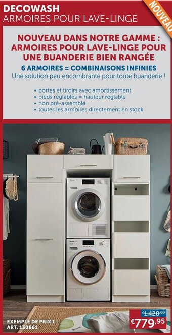 DECOWASH ARMOIRES POUR LAVE-LINGE