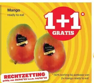 Spar Mango aanbieding