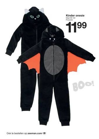 Zeeman Kinder onesie aanbieding