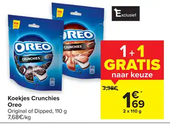 Carrefour Oreo Koekjes Crunchies aanbieding