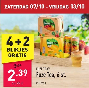 ALDI Fuze Tea aanbieding