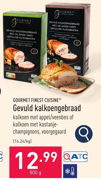 ALDI Gevuld kalkoengebraad 800 g aanbieding