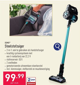 ALDI Steelstofzuiger aanbieding