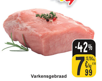 Cora Varkensgebraad aanbieding