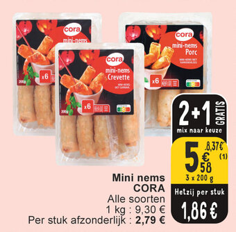 Cora Mini nems aanbieding