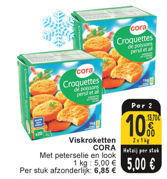 Cora Viskroketten aanbieding