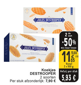 Cora Koekjes DESTROOPER aanbieding
