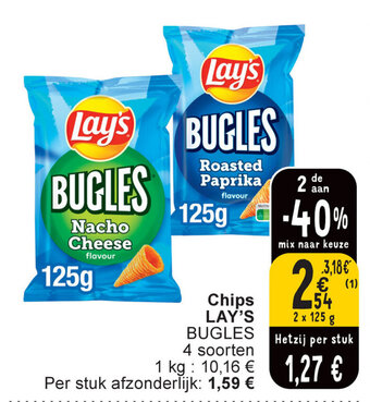 Cora Chips LAY'S aanbieding